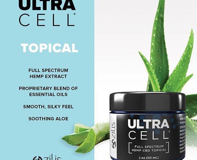 picture of ultra cell CBD oil container